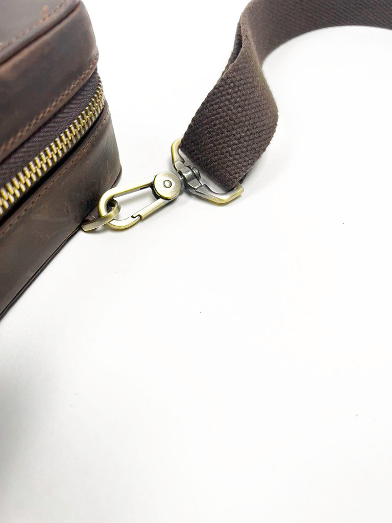 Leather Crossbody Travel Case