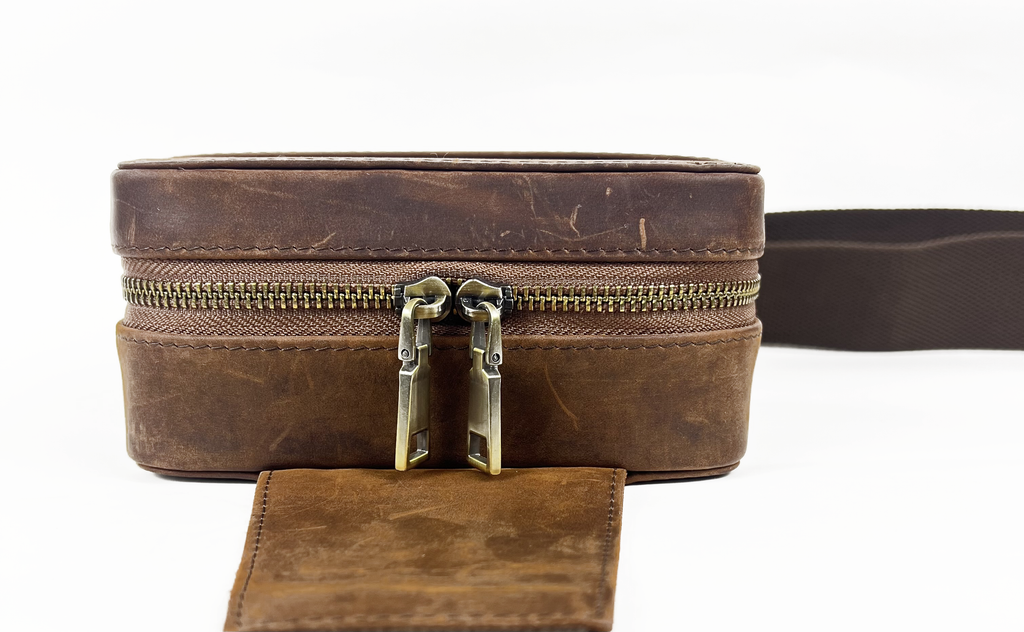 The Herf Crossbody 2.0 – Premium Leather Cigar Case