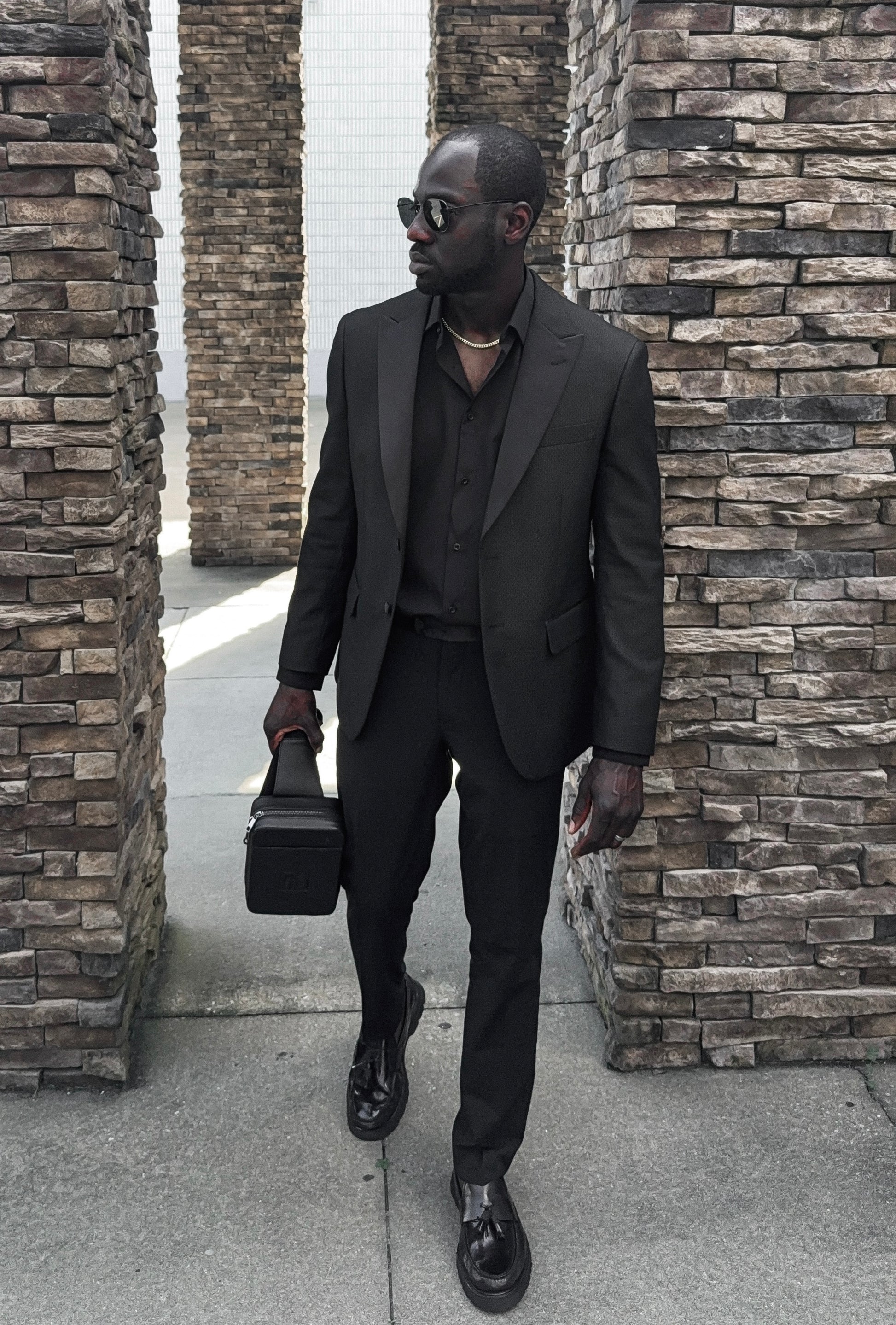 The All Black TOGO Leather Herf Crossbody 2.0